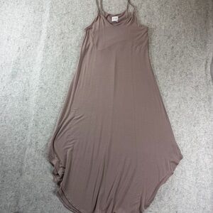 Women’s Livi By Olivia Rae Taupe/Tan Casual Sleeveless Flowy Maxi Dress Size XS